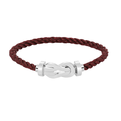[BLUE TEARS]CHANCE LARGE 8 FIGURE BUCKLE NO DIAMOND BRACELET SILVER