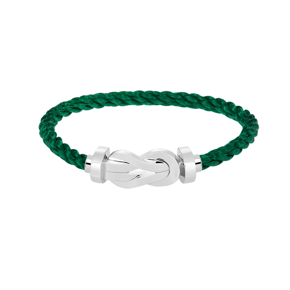 [BLUE TEARS]CHANCE LARGE 8 FIGURE BUCKLE NO DIAMOND BRACELET SILVER