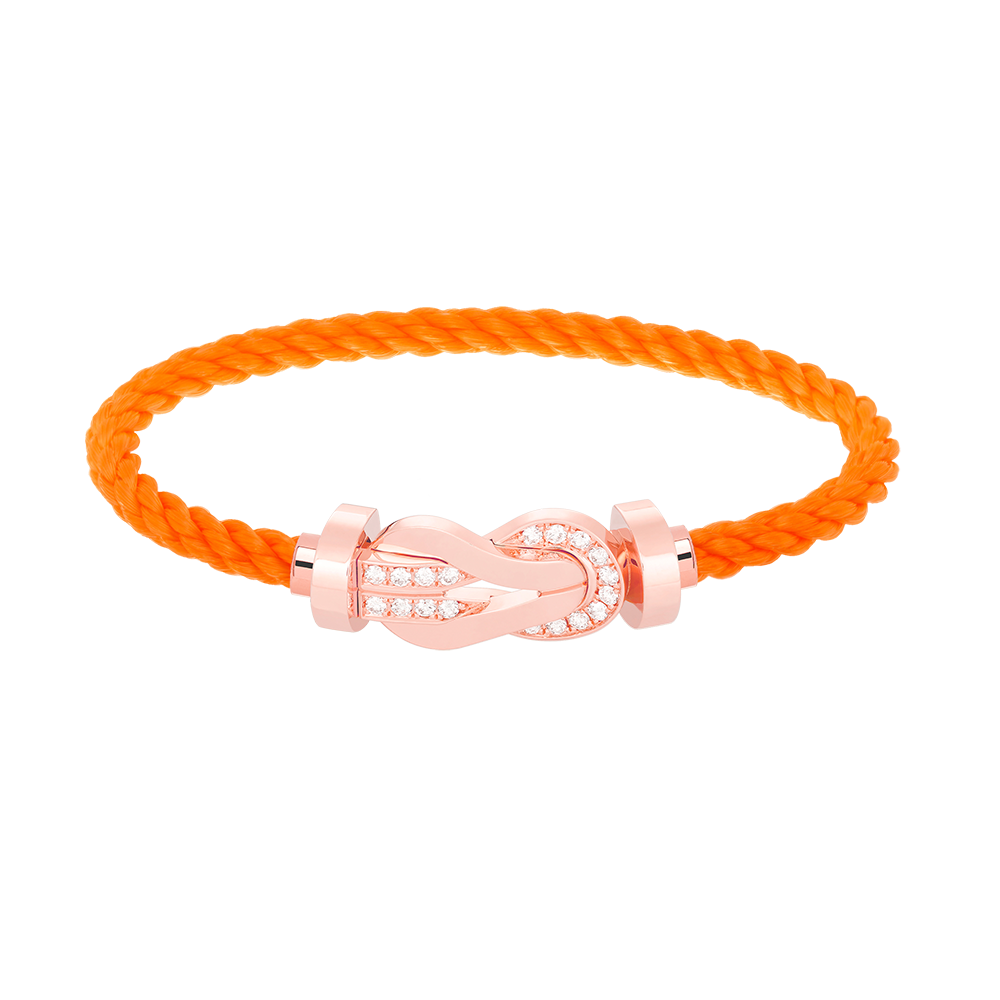 [BLUETRÄNEN]CHANCE GROSSES 8-FACH-SCHNALLE HALBDIAMANTARMBAND ROSÉGOLD