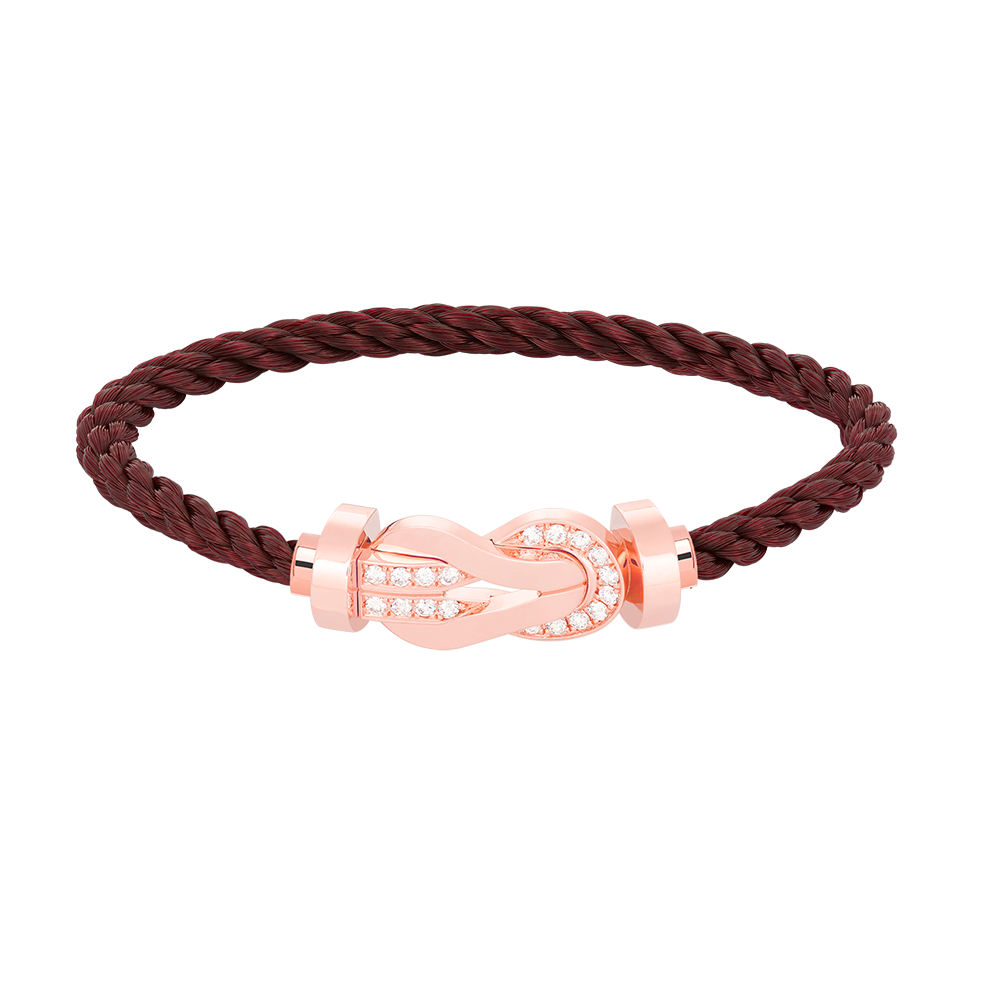 [BLUETRÄNEN]CHANCE GROSSES 8-FACH-SCHNALLE HALBDIAMANTARMBAND ROSÉGOLD