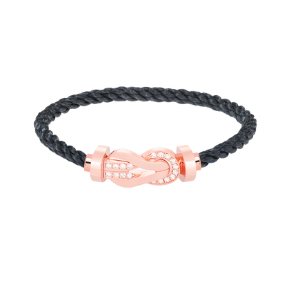 [BLUETRÄNEN]CHANCE GROSSES 8-FACH-SCHNALLE HALBDIAMANTARMBAND ROSÉGOLD