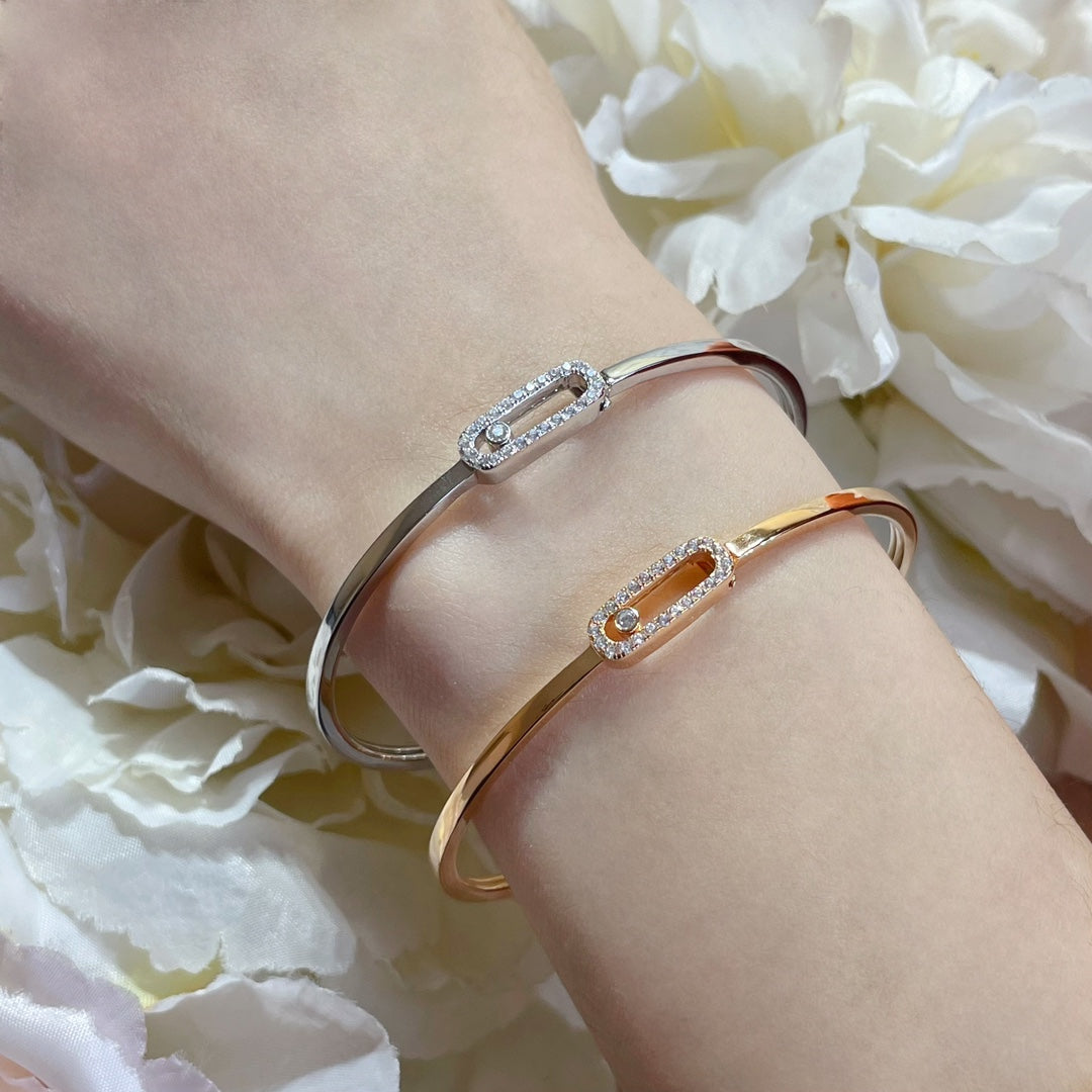 [Blue Tears Jewelry]Move Uno pav¨¦ flex bangle medium