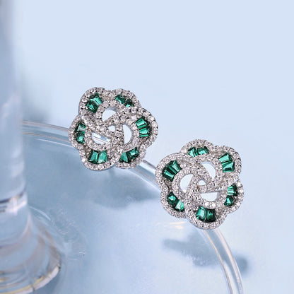 [Nova Jewelry]Exquisite Flower Shape Daily Earrings