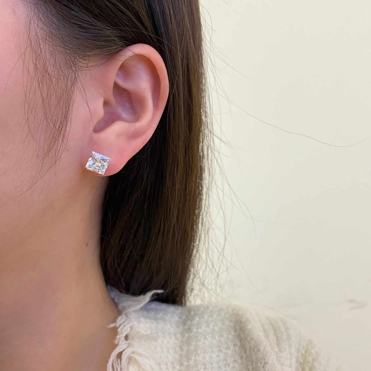 [Nova Jewelry]Ornate Square Shape Earrings