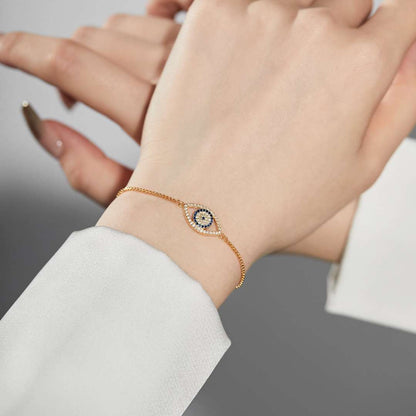 [Nova Jewelry]Dazzling Eye Shape Necklace