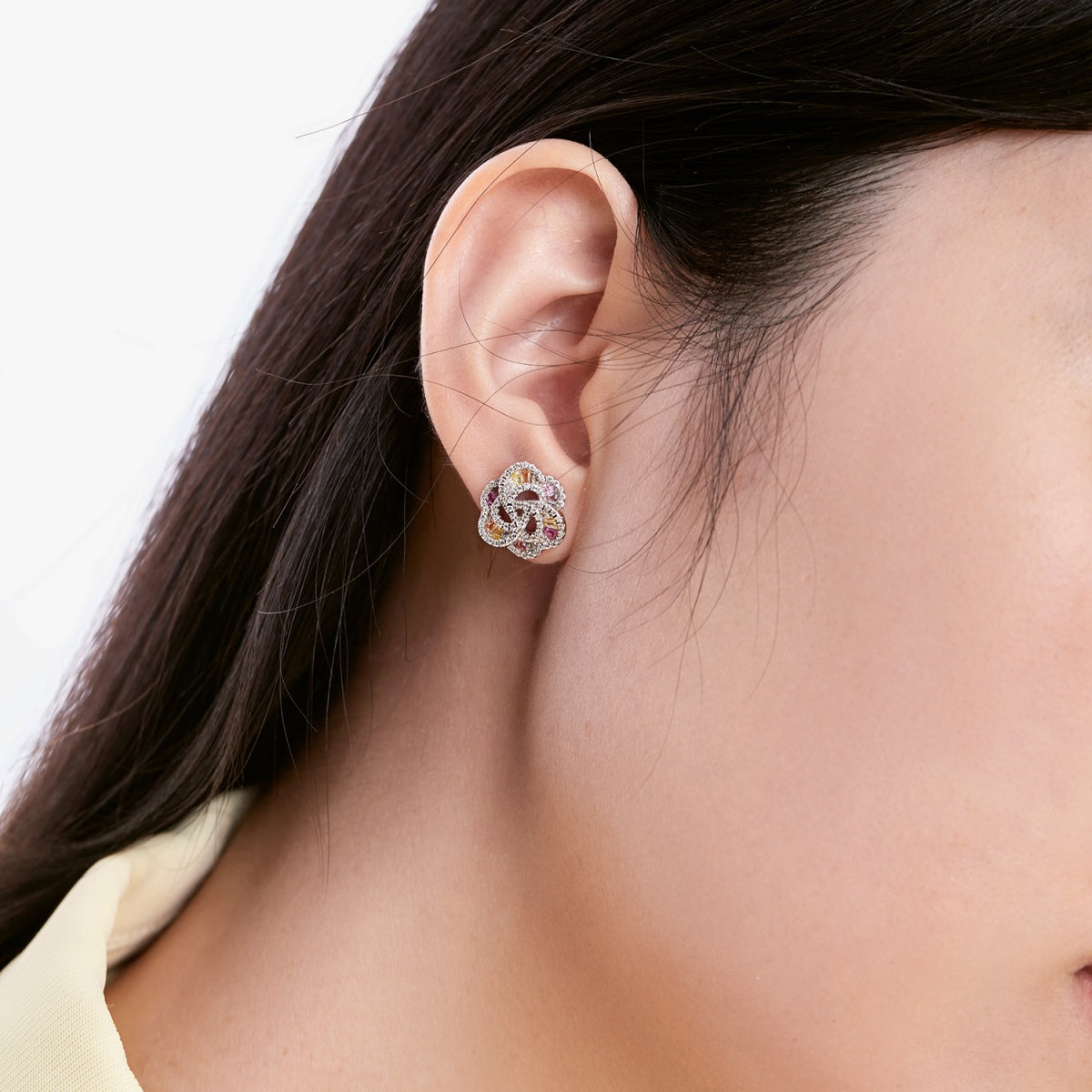 [Nova Jewelry]Exquisite Flower Shape Daily Earrings