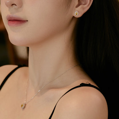 [Nova Jewelry]Delicate Unique Oval Cut Daily Earrings