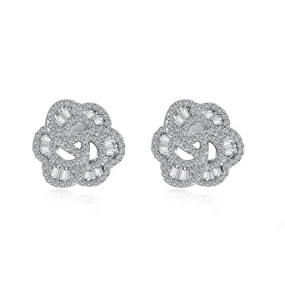 [Nova Jewelry]Exquisite Flower Shape Daily Earrings