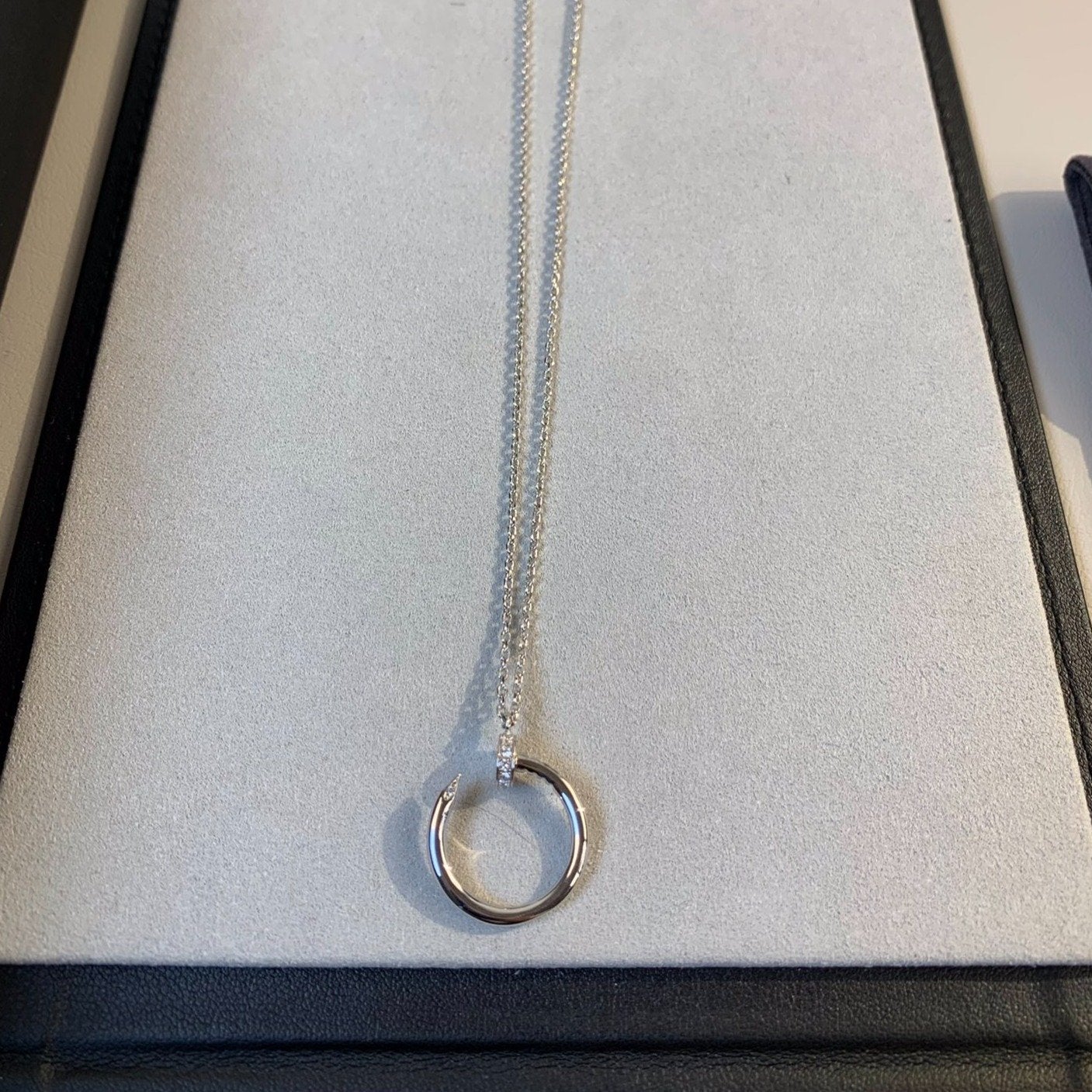 [BLUE TEARS]JUSTE NECKLACE SILVER