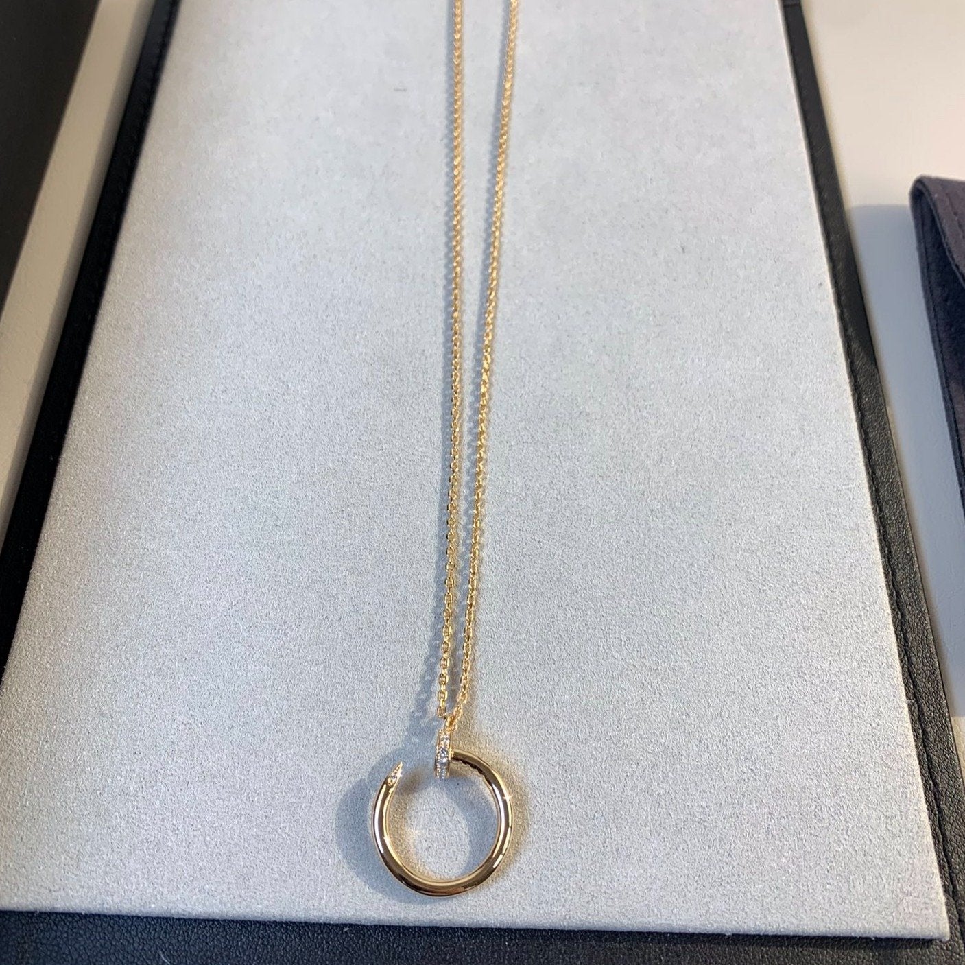 [BLUE TEARS]JUSTE NECKLACE PINK GOLD