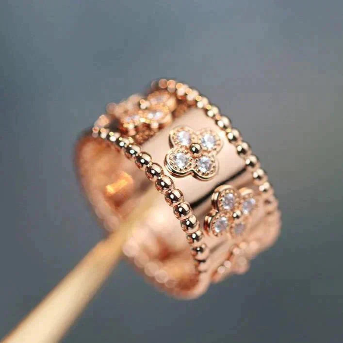 [BLUE TEARS]CLOVER KALEIDOSCOPE RING 10MM