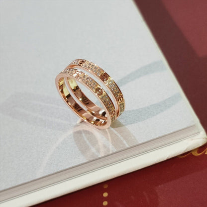 [BLUE TEARS]LOVE RING 2.65MM DIAMOND