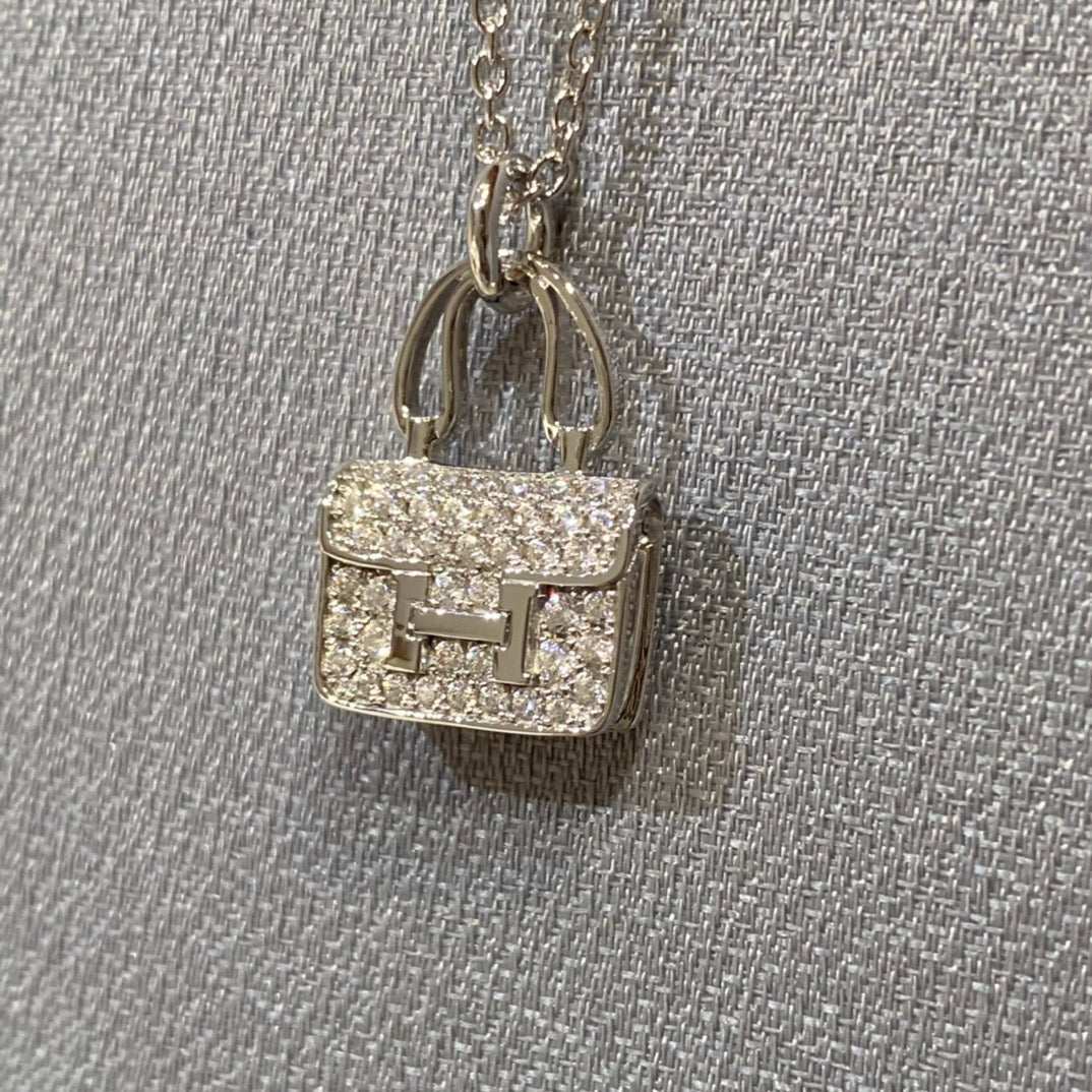 [BLUE TEARS]CONSTANCE PEDANT DIAMOND NECKLACE