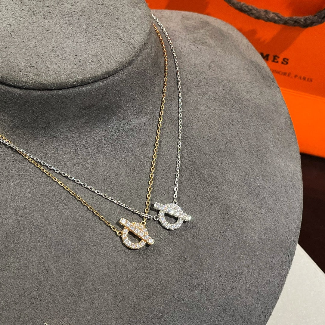 [BLUE TEARS]ECHAPEE NECKLACE DIAMOND