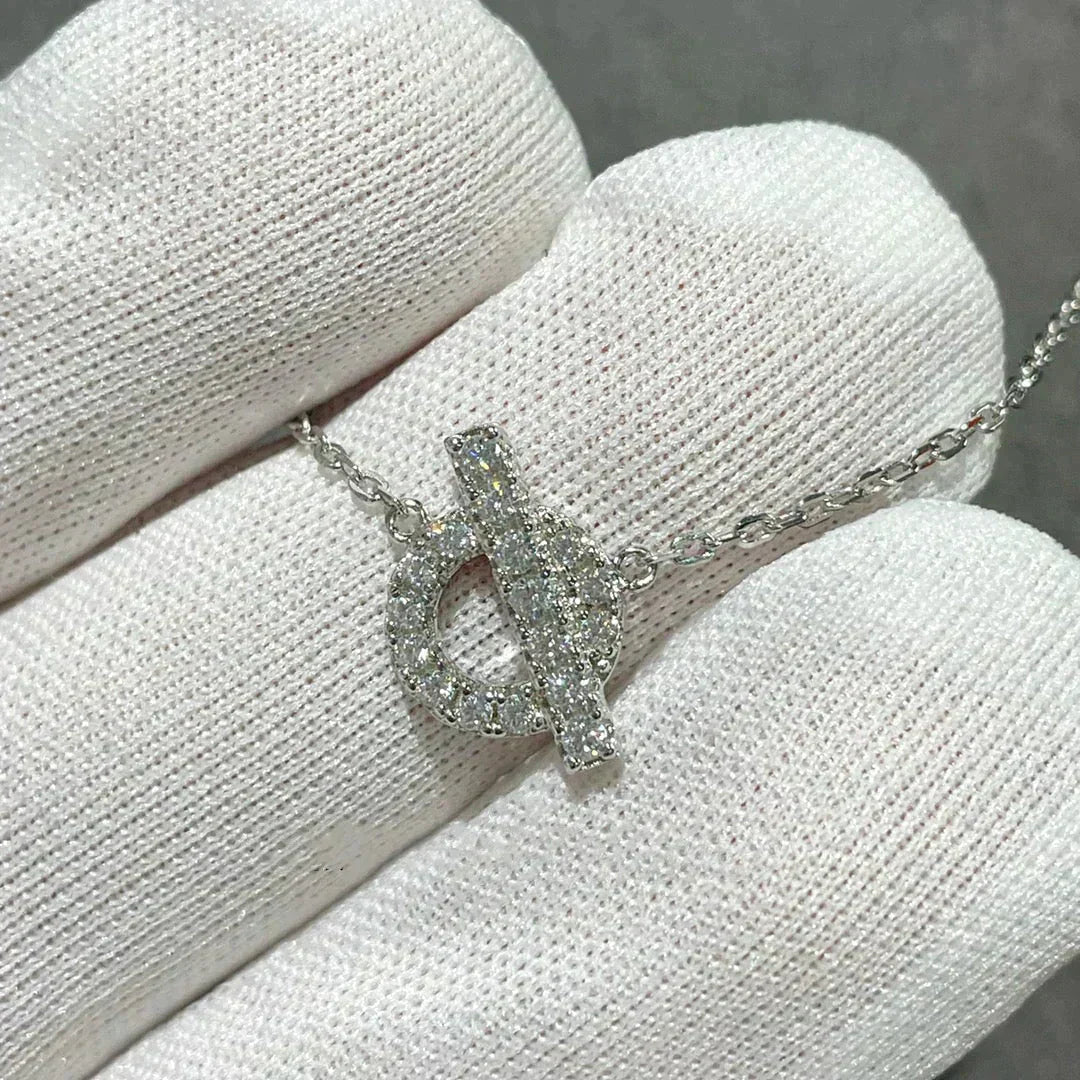 [BLUE TEARS]ECHAPEE NECKLACE DIAMOND