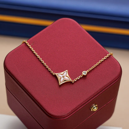 [BLUE TEARS]STAR 1 DIAMOND PINK GOLD BRACELET