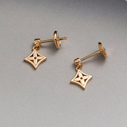 [BLUE TEARS]STAR EARRINGS GOLD