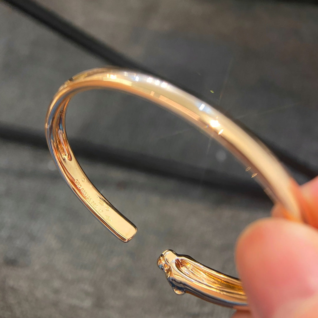 [BLUE TEARS]PANTHERE GOLD OPEN BRACELET