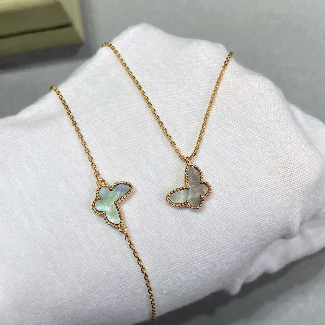 [BLUE TEARS]BUTTERFLY DARK MOP BUTTERFLY BRACELET