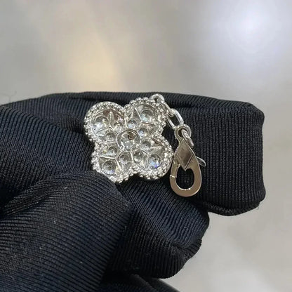 [BLUE TEARS] CLOVER 5 MOTIF FULL DIAMOND BRACELET COLLECTION