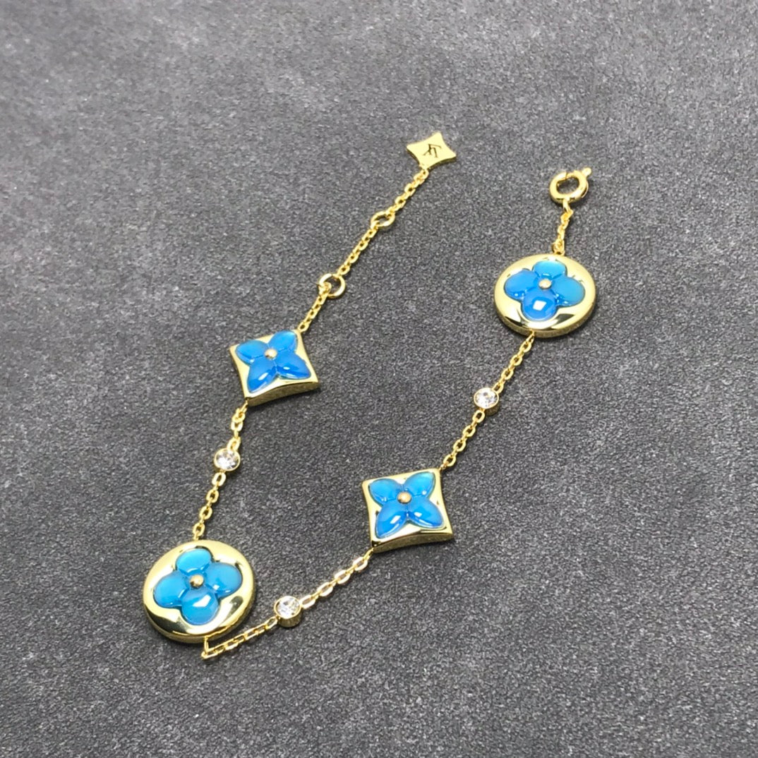 [BLUE TEARS]STAR AND SUN TURQUOISE 4 MOTIFS 3 DIAMONDS