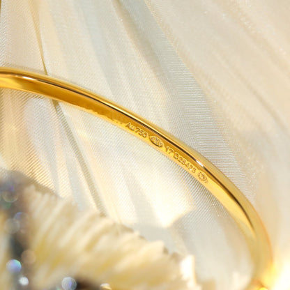[BLAUE TRÄNEN]VOLTE UPSITEN DOWN GOLD DIAMANT ARMBAND
