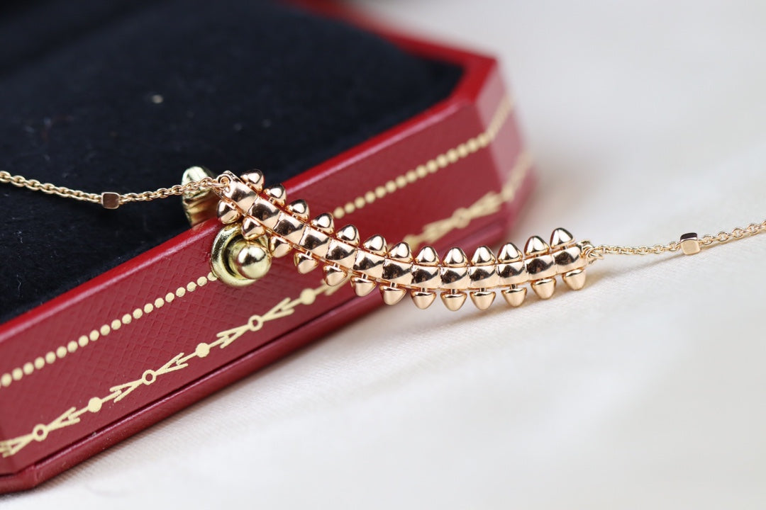[BLUE TEARS]CLASH PINK GOLD NECKLACE