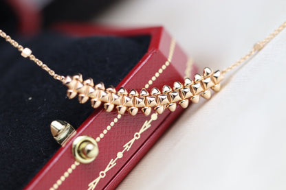 [BLUE TEARS]CLASH PINK GOLD NECKLACE