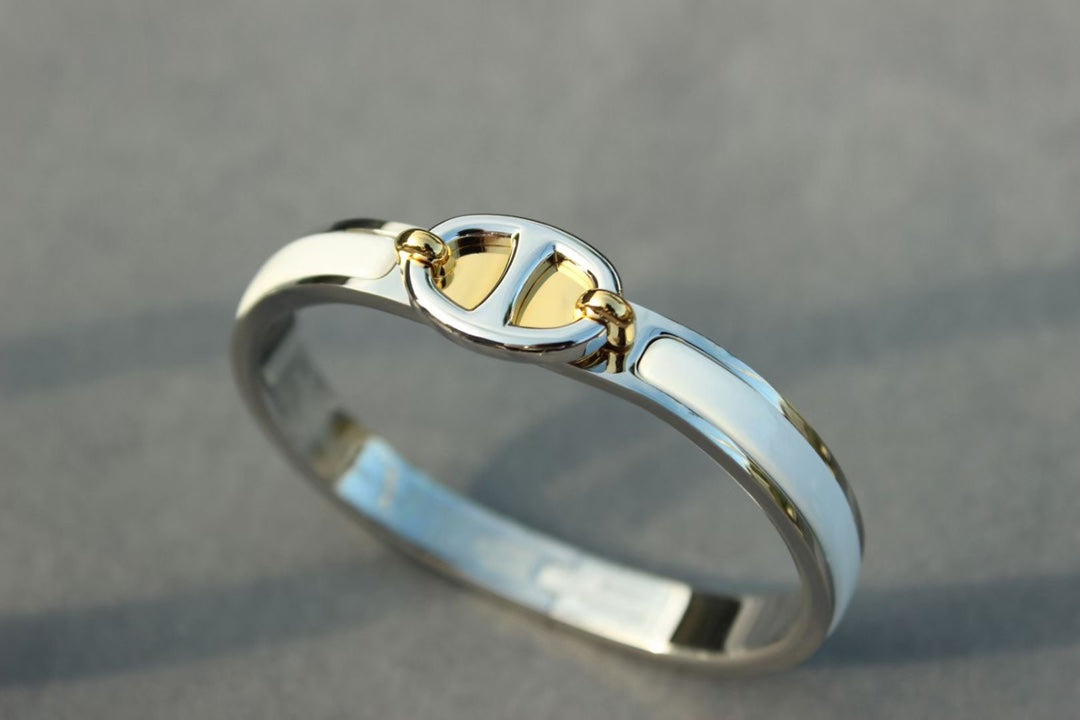 [BLAUE TRÄNEN] CLIC CHAINE SILBERARMBAND