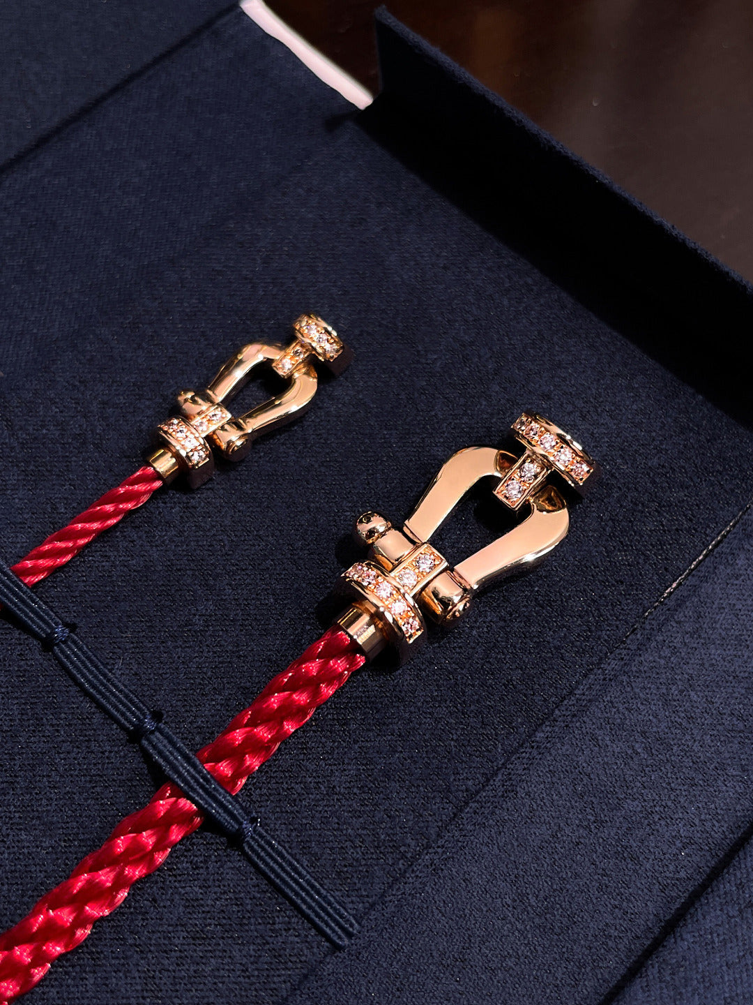 [BLAUE TRÄNEN]FORCE 10 HALBDIAMANT ROSA GOLD ROT CORDERI GROSSES UND MITTLERES MODELL