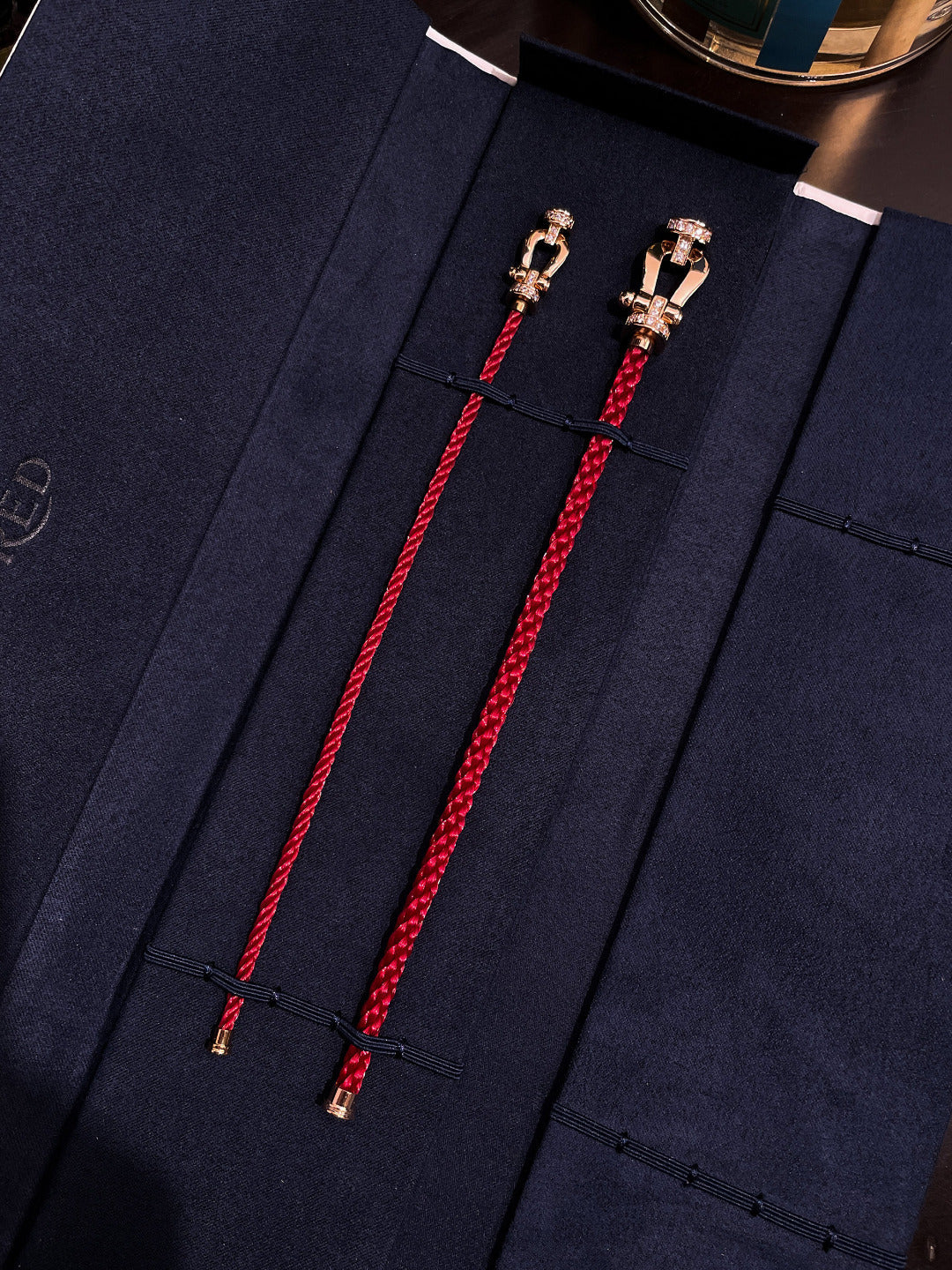 [BLAUE TRÄNEN]FORCE 10 HALBDIAMANT ROSA GOLD ROT CORDERI GROSSES UND MITTLERES MODELL