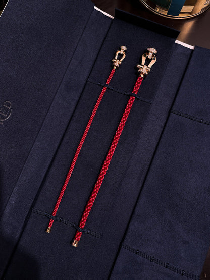 [BLAUE TRÄNEN]FORCE 10 HALBDIAMANT ROSA GOLD ROT CORDERI GROSSES UND MITTLERES MODELL