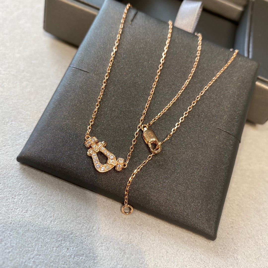 [BLUE TEARS]FORCE 10 DIAMOND PINK GOLD NECKLACE MINI MODEL