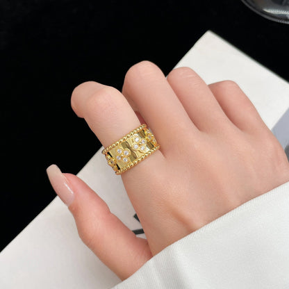 [BLUE TEARS]PERLEE DIAMOND LARGE RING