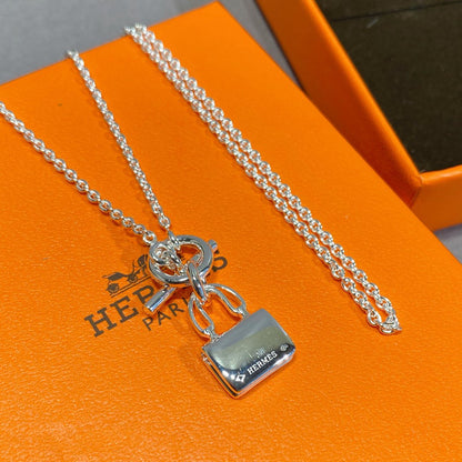 [BLUE TEARS]CONSTANCE PEDANT SILVER NECKLACE