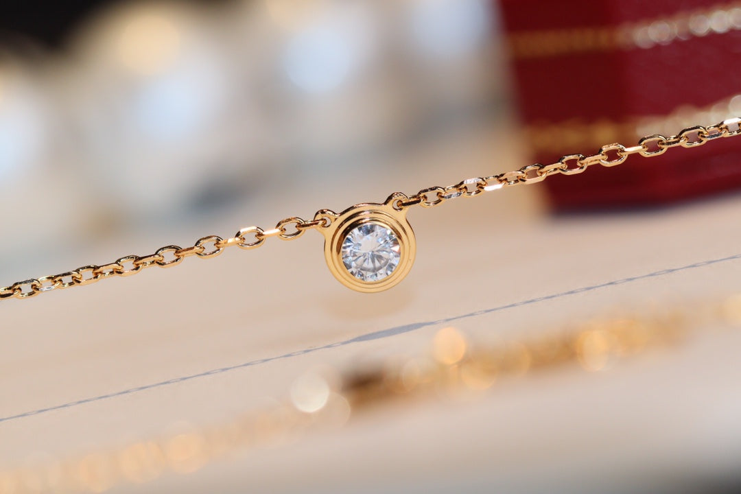 [BLUE TEARS]DAMOUR DIAMOND NECKLACE
