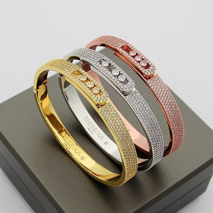 [Blue Tears Jewelry]Move Noa Full Pavé Diamond Bangle Bracelet
