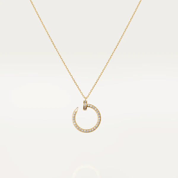 [BLUE TEARS]JUSTE NECKLACE GOLD DIAMONDS