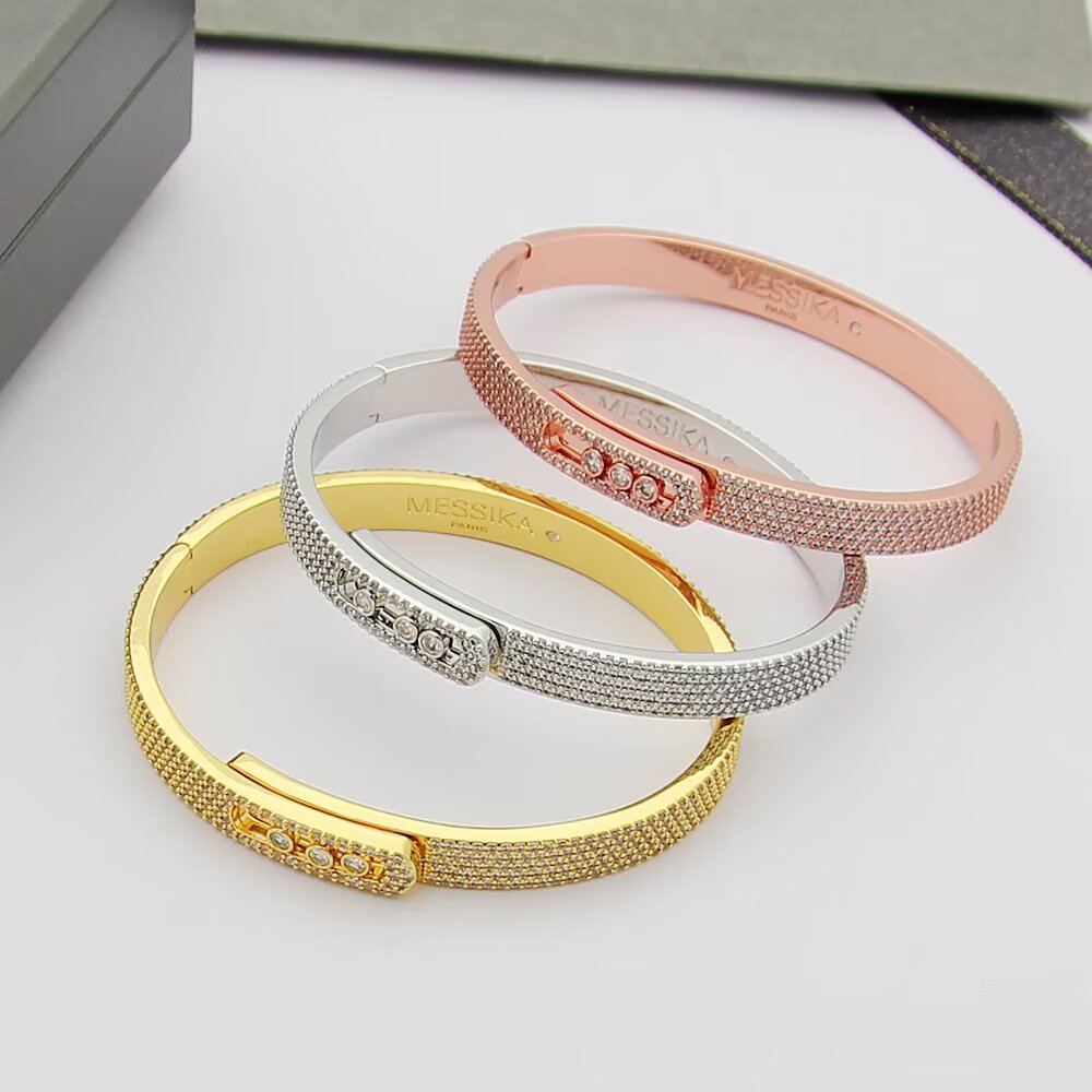 [Blue Tears Jewelry]Move Noa Full Pavé Diamond Bangle Bracelet
