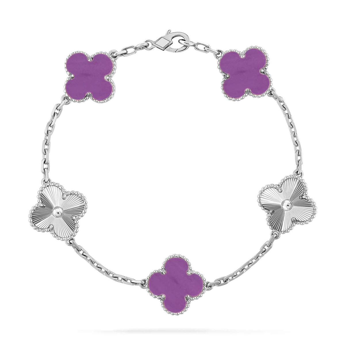 [BLUE TEARS] CLOVER 5 MOTIF VIOLET BRACELET COLLECTION