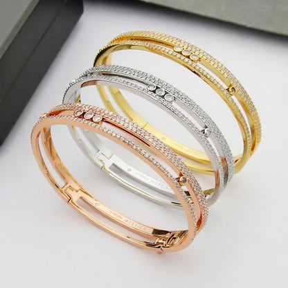 [Blue Tears Jewelry]Move Romane pavé bangle
