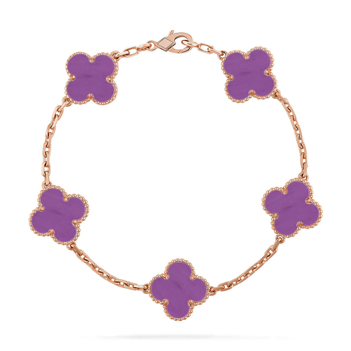 [BLUE TEARS] CLOVER 5 MOTIF VIOLET BRACELET COLLECTION