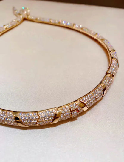 [BLUE TEARS]HAUTE COUTURE GOLD SERPENTI NECKLACE