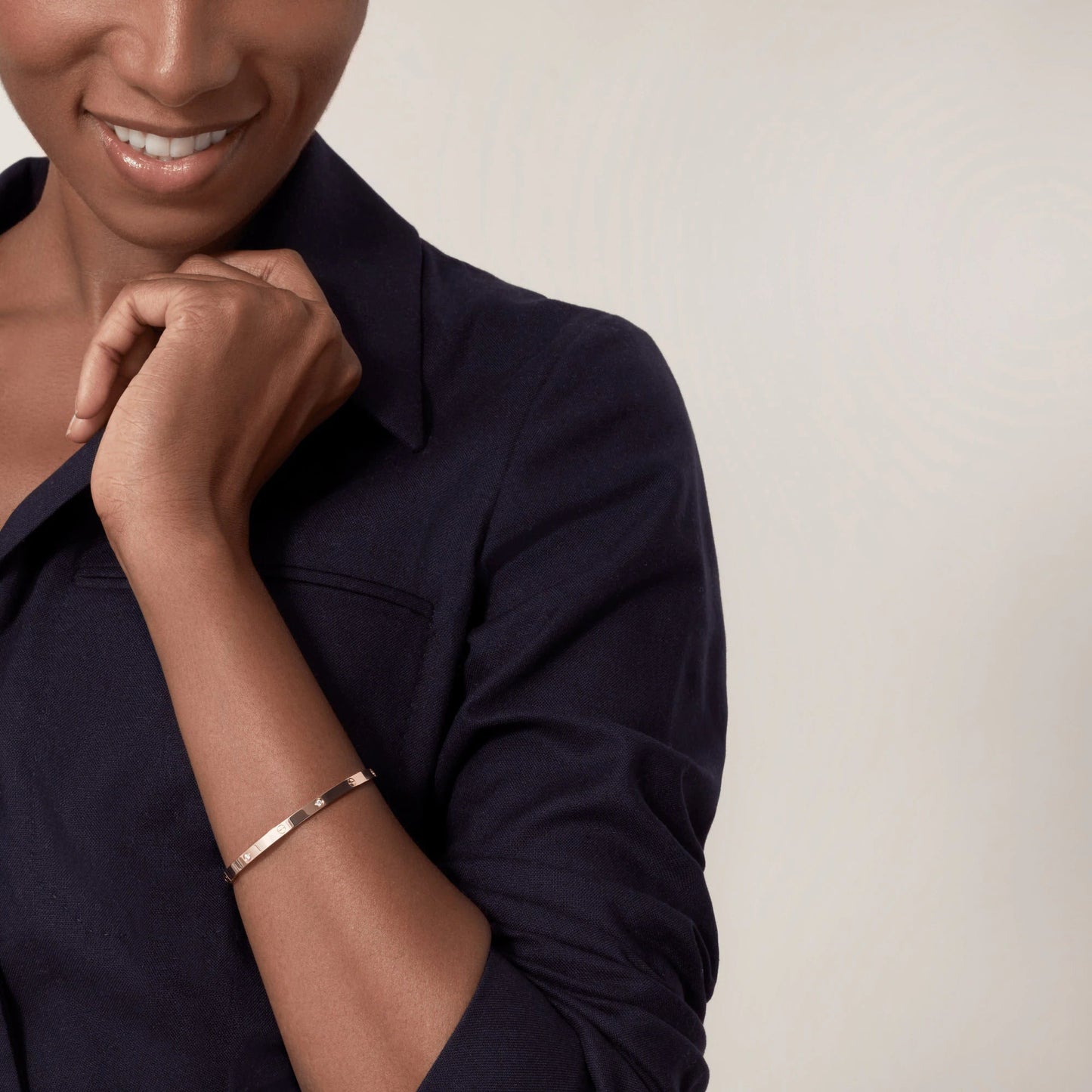 [BLUE TEARS]LOVE BRACELET 3.65MM 6 DIAMONDS