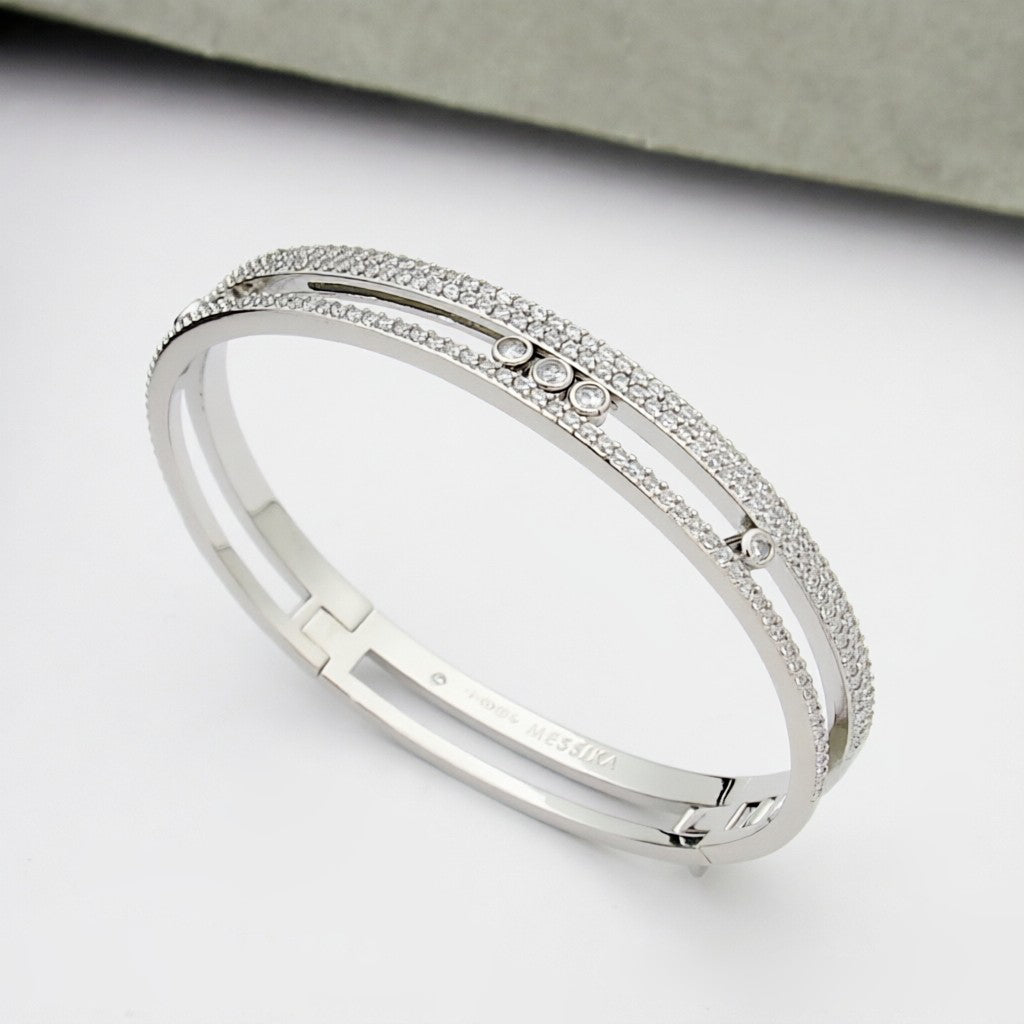 [Blue Tears Jewelry]Move Romane pavé bangle