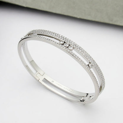 [Blue Tears Jewelry]Move Romane pavé bangle