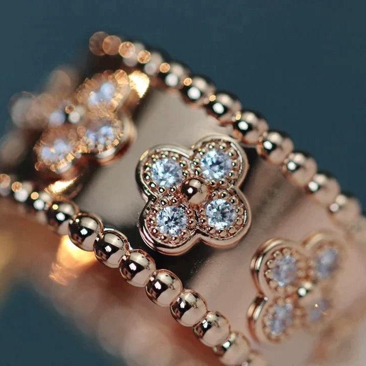 [BLUE TEARS]CLOVER KALEIDOSCOPE RING 10MM