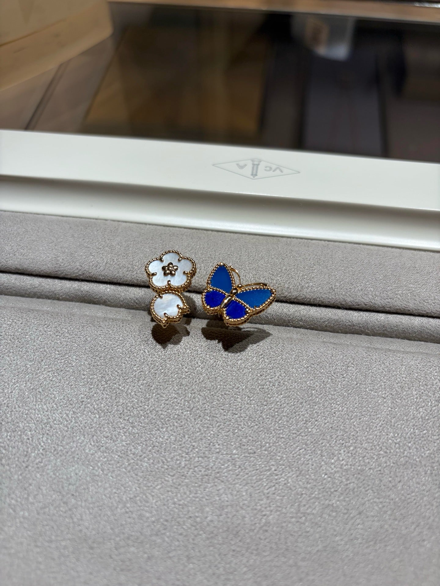[Blue Tears Jewelry]LUCKY SPRING BUTTERFLY OPEN-FACE RINGS