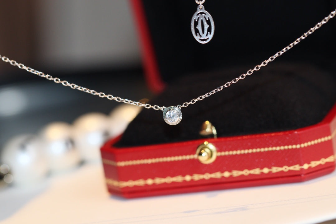 [BLUE TEARS]DAMOUR DIAMOND NECKLACE