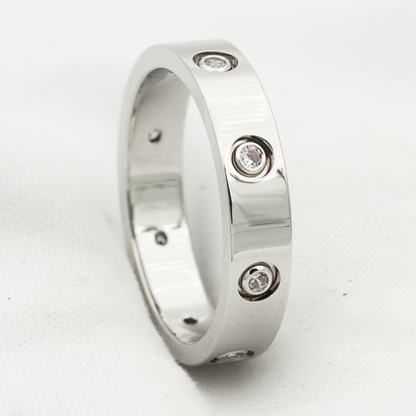 [BLUE TEARS]LOVE RING 3.6MM 8 DIAMONDS